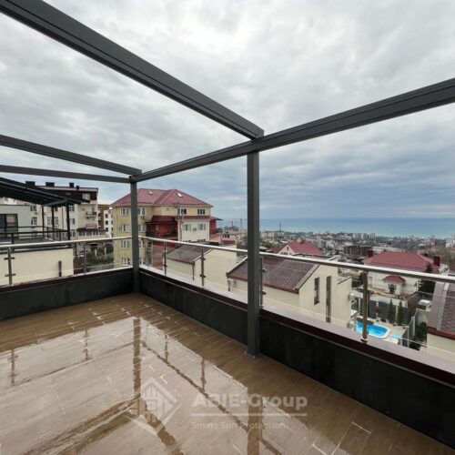 Фотографии выполненных работ компании «ABIE-GROUP» алюминиевой односкатной перголы. г.Сочи, Краснодарский край.